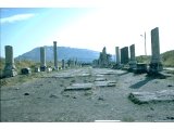 Pergamum - Lower site - The `Sacred Way` - Upper site in background. This was the main thoroughfare leading to the Asklepieion